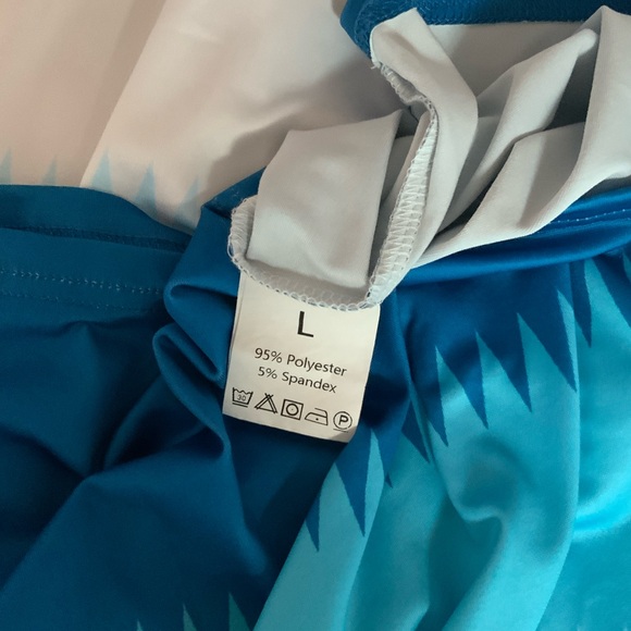 Sleeveless Ombre Blue Mini Dress - Picture 4 of 5